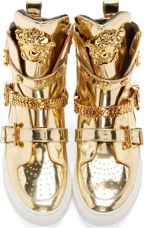 tenis gucci dorados